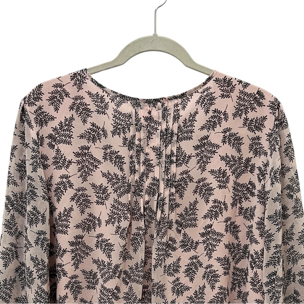 TOMMY HILFIGER pink and blue peasant blouse XXL - Picture 6 of 9